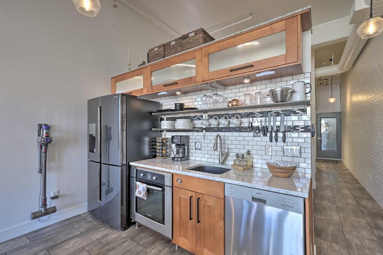 Chic Slc Downtown Studio Loft Walk To Shops Salt Lake City Luaran gambar