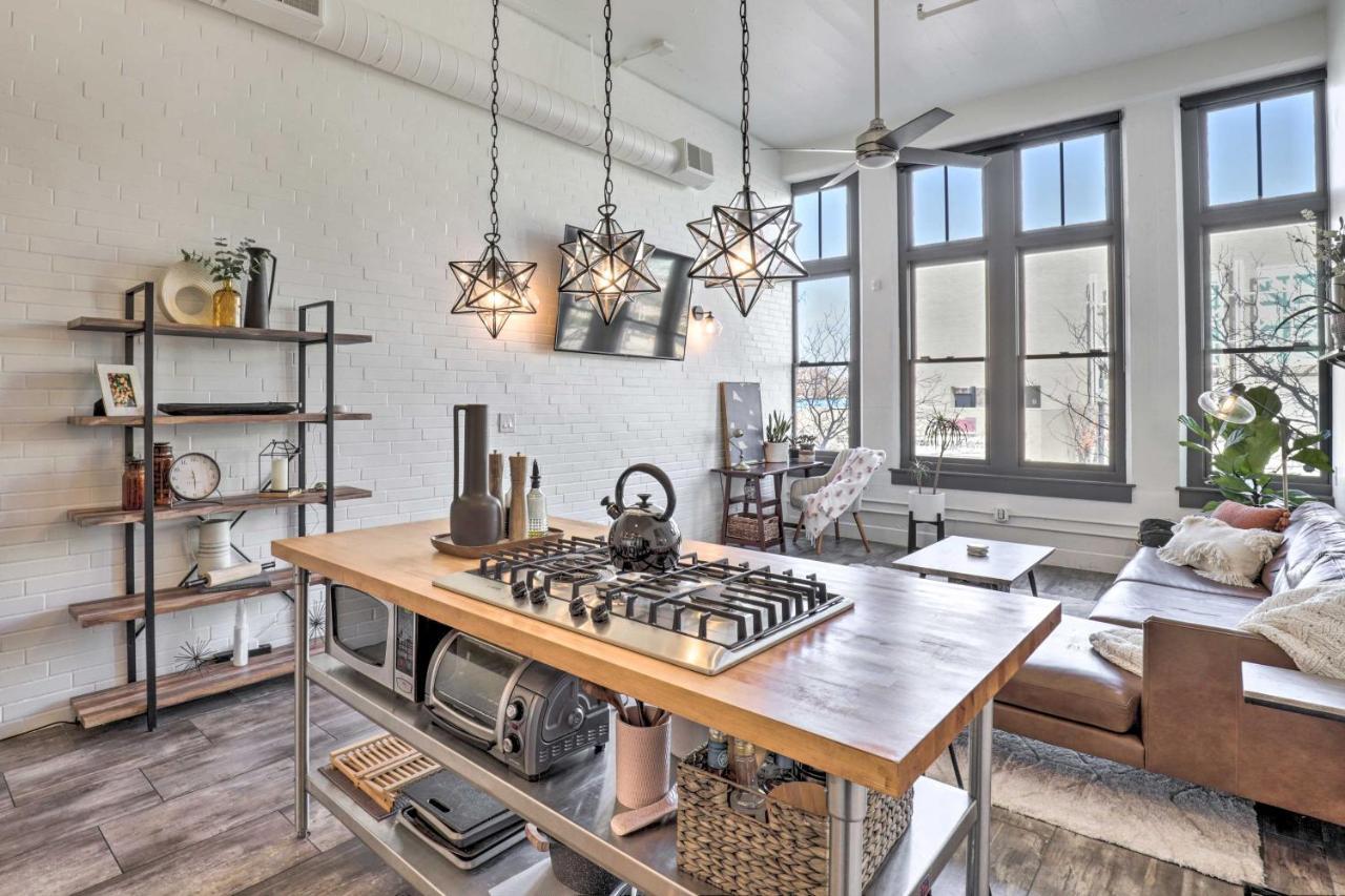 Chic Slc Downtown Studio Loft Walk To Shops Salt Lake City Luaran gambar